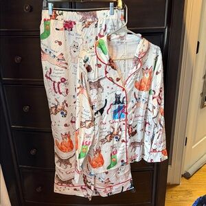 Sheshow long sleeve/panta silk PJ set